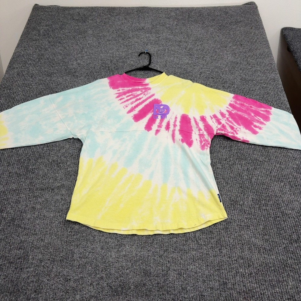 Walt Disney World Spirit Jersey Shirt Unisex XS Multicolor Cotton Tie Dye Casual